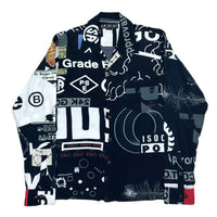 (DESIGNERS) 2000'S～ MADE IN JAPAN BAL ALL OVER PRINT RAYON LOOP COLLAR BOX SHIRT