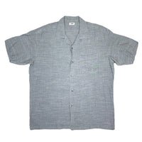 (DESIGNERS) 1990'S～ MADE IN JAPAN JUN MEN RAYON LOOP COLLAR SHORT SLEEVE BOX SHIRT