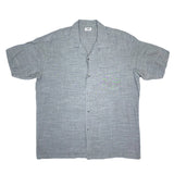 (DESIGNERS) 1990'S～ MADE IN JAPAN JUN MEN RAYON LOOP COLLAR SHORT SLEEVE BOX SHIRT