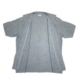 (DESIGNERS) 1990'S～ MADE IN JAPAN JUN MEN RAYON LOOP COLLAR SHORT SLEEVE BOX SHIRT