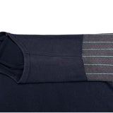 (DESIGNERS) AD1999 COMME des GARCONS HOMME SLEEVE STRIPED PATTERN PANELED T-SHIRT