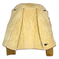 (VINTAGE) 1970'S～ skin things SHEEPSKIN SHEARLING DOUBLE BREASTED BIKER JACKET