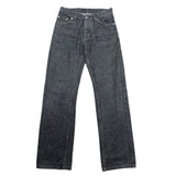 (designers) 1999 HELMUT LANG CLASSIC DENIM 5 POCKET YARN DYED BLACK DENIM PANTS