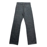 (designers) 1999 HELMUT LANG CLASSIC DENIM 5 POCKET YARN DYED BLACK DENIM PANTS