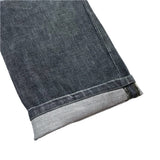 (designers) 1999 HELMUT LANG CLASSIC DENIM 5 POCKET YARN DYED BLACK DENIM PANTS
