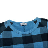 (designers) 2012 MADE IN JAPAN UNDERCOVERISM LAYERED STYLE BLOCK CHECKERED SWEAT SHIRT