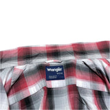 (vintage) 2000'S～ WRANGLER SHADOW PLAID LOOP COLLAR BOX SHIRT