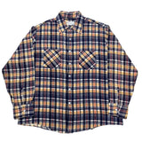 (vintage) 1980'S～ HIGHLANDER FLANNEL by BUD BERMA PLAID PATTERN PRINT FLANNEL SHIRT