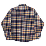 (vintage) 1980'S～ HIGHLANDER FLANNEL by BUD BERMA PLAID PATTERN PRINT FLANNEL SHIRT