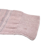 (DESIGNERS) UNUSED DISTRESSED INSIDE OUT COTTON KNIT CARDIGAN