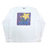 (vintage) 1990'S～ MADE IN USA HOPE ART PRINT LONG SLEEVE T-SHIRT
