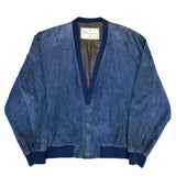 (VINTAGE) 1990'S～ MADE IN ITALY GALLOTTI NUBUCK LEATHER CARDIGAN
