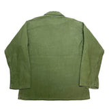 (vintage) 1960 US ARMY 1st LATE  MODEL COTTON SATIN OG107 UTILITY SHIRT