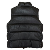 (VINTAGE) 1990'S～ POLO RALPH LAUREN LAMB LEATHER X WOOL REVERSIBLE DOWN VEST