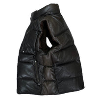 (VINTAGE) 1990'S～ POLO RALPH LAUREN LAMB LEATHER X WOOL REVERSIBLE DOWN VEST