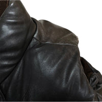 (VINTAGE) 1990'S～ POLO RALPH LAUREN LAMB LEATHER X WOOL REVERSIBLE DOWN VEST
