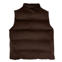 (VINTAGE) 1990'S～ POLO RALPH LAUREN LAMB LEATHER X WOOL REVERSIBLE DOWN VEST