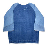 (DESIGNERS) MADE IN JAPAN OLD PARK LAUNDRY BAG REMAKE PULLOVER DENIM SHIRT
