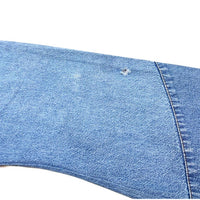 (DESIGNERS) MADE IN JAPAN OLD PARK LAUNDRY BAG REMAKE PULLOVER DENIM SHIRT