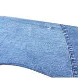 (DESIGNERS) MADE IN JAPAN OLD PARK LAUNDRY BAG REMAKE PULLOVER DENIM SHIRT