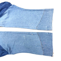 (DESIGNERS) MADE IN JAPAN OLD PARK LAUNDRY BAG REMAKE PULLOVER DENIM SHIRT