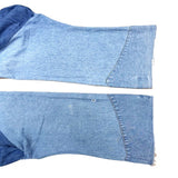 (DESIGNERS) MADE IN JAPAN OLD PARK LAUNDRY BAG REMAKE PULLOVER DENIM SHIRT