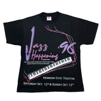 (T-SHIRT) DEAD STOCK NEW 1996 JAZZ EVENT DOUBLE SIDED PRINT T-SHIRT
