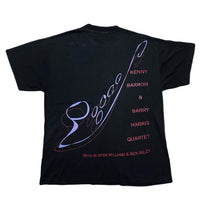 (T-SHIRT) DEAD STOCK NEW 1996 JAZZ EVENT DOUBLE SIDED PRINT T-SHIRT