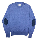 (DESIGNERS) 2000'S～ MADE IN ROMANIA MAISON MARGIELA 14 CREW NECK KNIT WITH ELBOW PATCH