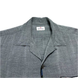 (vintage) 1960'S～ Lion of Troy PIPING DESIGN RAYON LOOP COLLAR BOX SHIRT