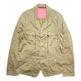 (DESIGNERS) 2000'S～ LE JEAN DE MARITHE FRANCOIS GIRBAUD ZIPPER DESIGN 3 BUTTON BLAZER JACKET