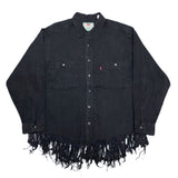 (vintage) 1990'S～ MADE IN KOREA Levi's FRINGE REMAKE SHIRT