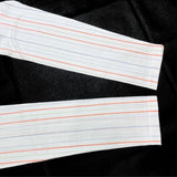 (DESIGNERS) AD2009 COMME des GARCONS HOMME PLUS STRIPE PATTERN STITCHED SHIRT WITH KNIT POCKET