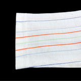 (DESIGNERS) AD2009 COMME des GARCONS HOMME PLUS STRIPE PATTERN STITCHED SHIRT WITH KNIT POCKET