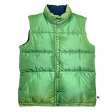 (VINTAGE) MADE IN USA CRESCENT DOWN WORKS REVERSIBLE DOWN VEST