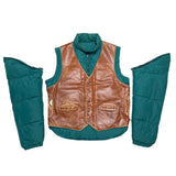 (VINTAGE) 1990'S～ MADE IN USA Schott 126 LAYERED STYLE 2WAY DOWN JACKET