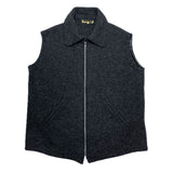 (designers) MADE IN BELGIUM Emmanuel Laurent ZIP UP WOOL VEST