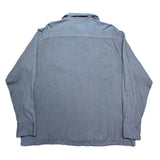 (designers) MADE IN INDIA NOMA t.d. EMBROIDERED DESIGN RAYON LOOP COLLAR BOX SHIRT