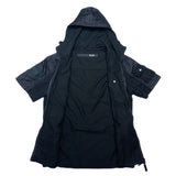 (VINTAGE) 2000'S～ AVIREX P.D.W. NYLON PANELED ZIP UP SHORT SLEEVE HOODED JACKET