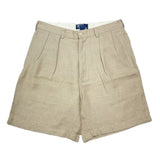 (VINTAGE) 1990'S～ POLO RALPH LAUREN COTTON LINEN 2 TUCK SHORTS