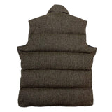 (DESIGNERS) MADE IN USA FEATHERED FRIENDS X MONITALY HERRINGBONE WOOL DOWN VEST