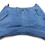 (DESIGNERS) 1990'S～ MADE IN ITALY GRIFFIN DEFORMED ZIP DESIGN 4 POCKET SHORTS