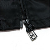 (DESIGNERS) DEAD STOCK NEW MADE IN ENGLAND CONTENPORARY LONDON BICOLOR NYLON SINGLE BREASTED BIKER JACKET