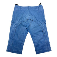 (DESIGNERS) 1990'S～ MADE IN ITALY GRIFFIN DEFORMED ZIP DESIGN 4 POCKET SHORTS