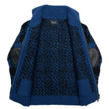 (DESIGNERS) 2008 NUMBER NINE HOUNDSTOOTH PATTERN COWICHAN SWEATER