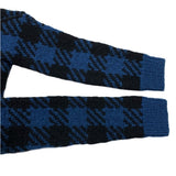 (DESIGNERS) 2008 NUMBER NINE HOUNDSTOOTH PATTERN COWICHAN SWEATER