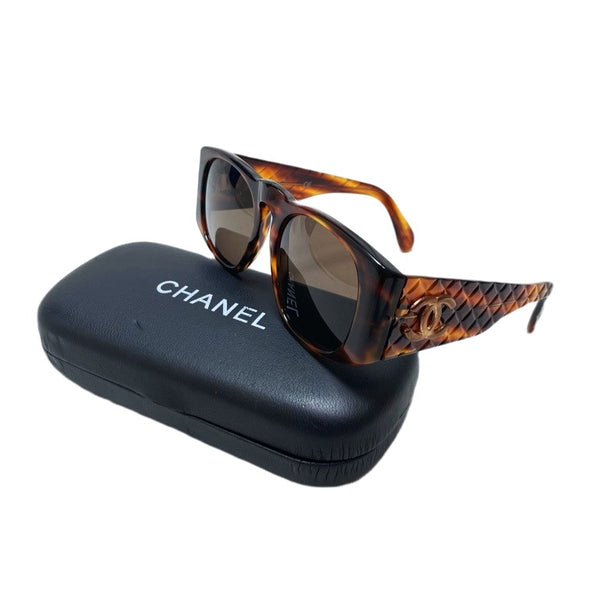 (OTHER) 1990'S～ MADE IN ITALY CHANEL TORTOISE SHELL SUNGLASSES WITH CASE
