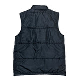 (vintage) 1980'S～ WYNN'S QUILTING VEST WITH SKULL AND CROSS BONE PATCH
