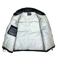 (VINTAGE) 1990'S～ CHAPS by RALPH LAUREN 3D POCKET RIP STOP DOWN VEST WITH CHIN STRAP