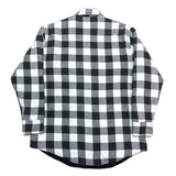 (vintage) 1980'S～ DAVID TAYLOR BLOCK CHECKERED QUILTED FLANNEL SHIRT